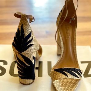 SCHUTZ Carolaine Woven Sandal